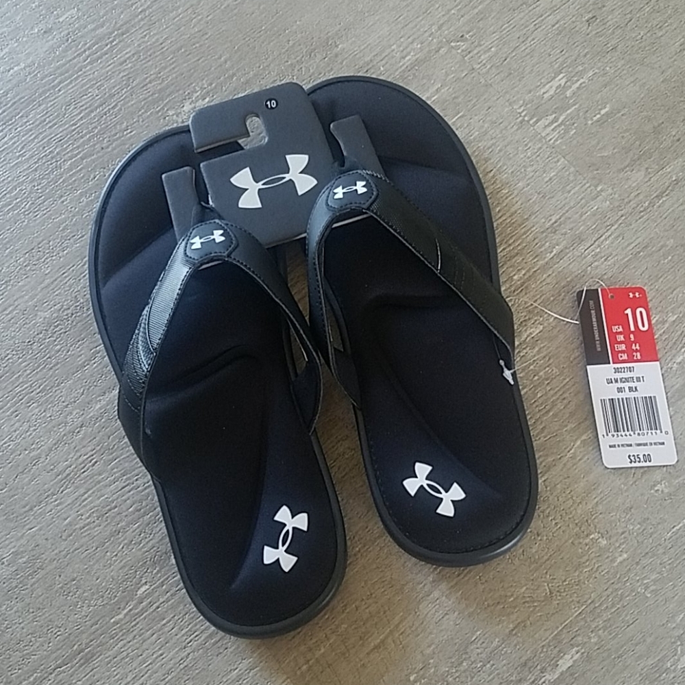 Mens Under Armour Flip Flops
